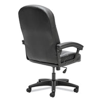 Pillow-soft 2090 Series Executive High-back Swivel-tilt Chair, Supports Up To 250 Lbs., Black Seat-black Back, Black Base