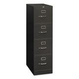 310 Series Four-drawer Full-suspension File, Letter, 15w X 26.5d X 52h, Charcoal