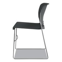 Olson Stacker High Density Chair, Lava Seat-lava Back, Chrome Base, 4-carton