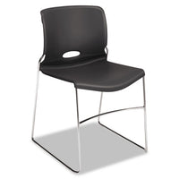 Olson Stacker High Density Chair, Lava Seat-lava Back, Chrome Base, 4-carton