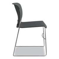 Olson Stacker High Density Chair, Lava Seat-lava Back, Chrome Base, 4-carton