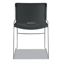 Olson Stacker High Density Chair, Lava Seat-lava Back, Chrome Base, 4-carton