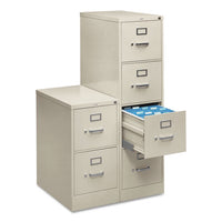 510 Series Two-drawer Full-suspension File, Legal, 18.25w X 25d X 29h, Black