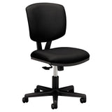 Volt Series Task Chair With Synchro-tilt, Supports Up To 250 Lbs., Black Seat-black Back, Black Base