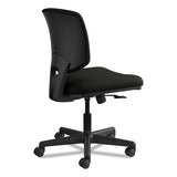 Volt Series Leather Task Chair With Synchro-tilt, Supports Up To 250 Lbs., Black Seat-black Back, Black Base