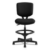 Volt Series Adjustable Task Stool, 32.38" Seat Height, Supports Up To 275 Lbs., Black Seat-black Back, Black Base