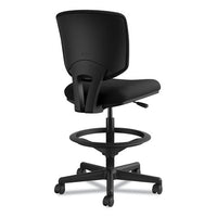 Volt Series Adjustable Task Stool, 32.38" Seat Height, Supports Up To 275 Lbs., Black Seat-black Back, Black Base