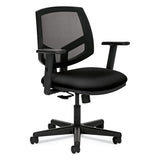 Volt Series Mesh Back Task Chair With Synchro-tilt, Supports Up To 250 Lbs., Black Seat-black Back, Black Base