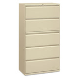 Brigade 800 Series Lateral File, 2 Legal-letter-size File Drawers, Putty, 42" X 18" X 28"