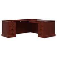 94000 Series "l" Workstation Left Return, 48w X 24d X 29-1-2h, Mahogany