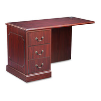 94000 Series "l" Workstation Left Return, 48w X 24d X 29-1-2h, Mahogany