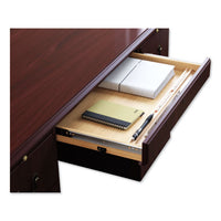 94000 Series Double Pedestal Desk, 72w X 36d X 29.5h, Mahogany