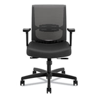 Convergence Mid-back Task Chair With Syncho-tilt Control, Supports Up To 275 Lbs, Black Seat, Black Back, Black Base