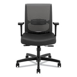 Convergence Mid-back Task Chair With Syncho-tilt Control, Supports Up To 275 Lbs, Black Seat, Black Back, Black Base