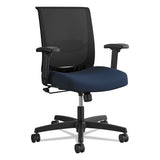 Convergence Mid-back Task Chair With Swivel-tilt Control, Supports Up To 275 Lbs, Navy Seat, Black Back, Black Base