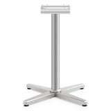 Arrange X-leg Base For 30-36" Tops, 25.59w X 25.59d X 40h, Silver
