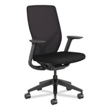 Flexion Mesh Back Task Chair, Up To 300 Lb, 14.81" To 19.7" Seat Height, 24" Back Height, Black, Ships In 7-10 Business Days