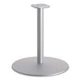 Between Round Disc Base For 30" Table Tops, 29" High, Black Mica