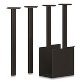 Coze Table Legs, 5.75 X 28, Black, 4-pack