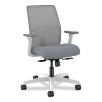 Ignition 2.0 Mid-back Mesh Task Chair, Posture Lock, Up To 300lb, Basalt Seat, Fog Back/white Base, Ships In 7-10 Bus Days
