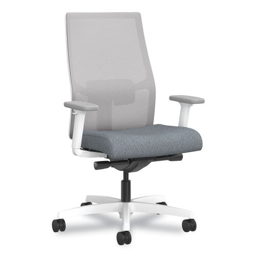 Ignition 2.0 4-way Stretch Mid-back Task Chair, Orange Adjustable Lumbar Support, Basalt/fog/white, Ships In 7-10 Bus Days