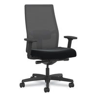 Ignition 2.0 4-way Stretch Mid-back Mesh Task Chair, Navy Blue Adjustable Lumbar Support, Black, Ships In 7-10 Business Days
