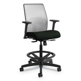 Ignition 2.0 Ilira-stretch Mesh Back Task Stool, Supports Up To 300 Lb, 23" To 32" Seat Height, Black