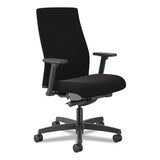 Ignition 2.0 Upholstered Mid-back Task Chair, 17" To 21.5" Seat Height, Black Fabric Seat/back, Ships In 7-10 Business Days