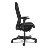 Ignition 2.0 Upholstered Mid-back Task Chair With Lumbar, Supports Up To 300 Lbs., Vinyl, Black Seat, Black Back, Black Base