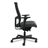 Ignition Series Mesh Mid-back Work Chair, Supports Up To 300 Lbs., Iron Ore Seat-black Back, Black Base