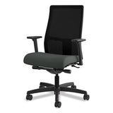 Ignition Series Mesh Mid-back Work Chair, Supports Up To 300 Lbs., Iron Ore Seat-black Back, Black Base