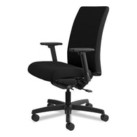 Ignition Series Mid-back Work Chair, Supports Up To 300 Lbs., Black Seat-black Back, Black Base