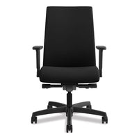 Ignition Series Mid-back Work Chair, Supports Up To 300 Lbs., Black Seat-black Back, Black Base