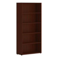 Mod Bookcase, Two-shelf-1 Adjustable, 30w X 13d X 29h, Traditional Mahogany