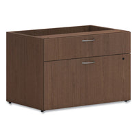 Mod Low Personal Credenza, 30w X 20d X 21h, Sepia Walnut