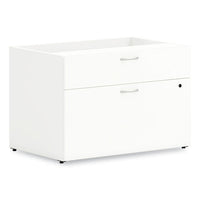 Mod Low Personal Credenza, 30w X 20d X 21h, Simply White