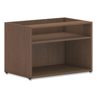 Mod Low Storage Credenza, 30w X 20d X 21h, Sepia Walnut