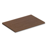Mod Low Credenza Top, 30w X 20d X 1h, Sepia Walnut