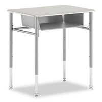 Smartlink Metal Book Box, 19.5 X 13 X 5, Silver, 4/carton