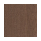 Mod Desk Hutch, 3 Compartments, 72 X 14 X 39.75, Sepia Walnut