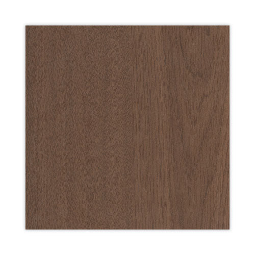 Mod Desk Hutch, 3 Compartments, 72 X 14 X 39.75, Sepia Walnut