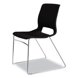 Motivate High-density Stacking Chair, Onyx Seat-black Back, Chrome Base, 4-carton