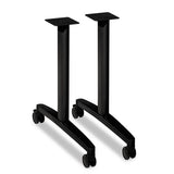 Huddle T-leg Base For 24" And 30" Deep Table Tops, Black