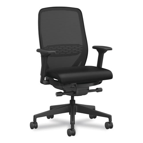 Nucleus Series Recharge Task Chair, Supports Up To 300 Lb, 16.63 To 21.13 Seat Height, Black, Ships In 7-10 Business Days
