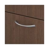 Mod Support Pedestal, Left Or Right, 2-drawers: Box-file, Legal-letter, Sepia Walnut, 15" X 20" X 20"