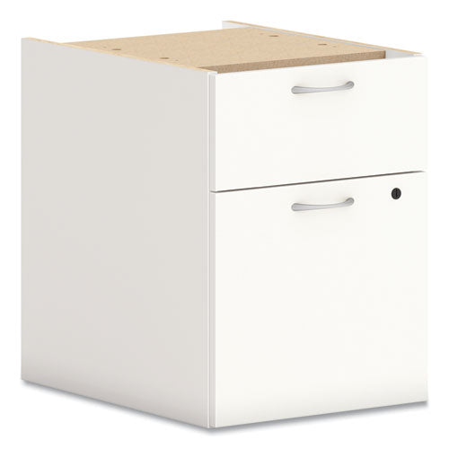 Mod Hanging Pedestal, Left Or Right, 2-drawers: Box-file, Legal-letter, Simply White, 15" X 20" X 20"