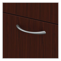 Mod Mobile Pedestal, Left Or Right, 3-drawers: Box-box-file, Legal-letter, Traditional Mahogany, 15" X 20" X 28"