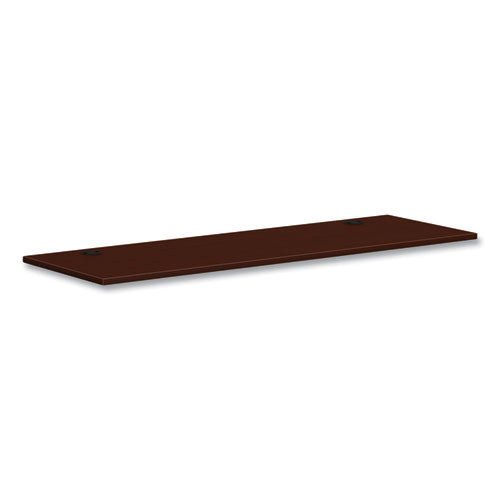 Mod Worksurface, 72w X 24d, Traditional Mahogany