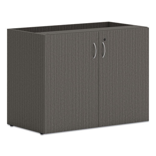 Mod Storage Cabinet, 36w X 20d X 29h, Slate Teak