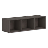 Mod Wall Storage, 48w X 14d X 39.75h, Slate Teak
